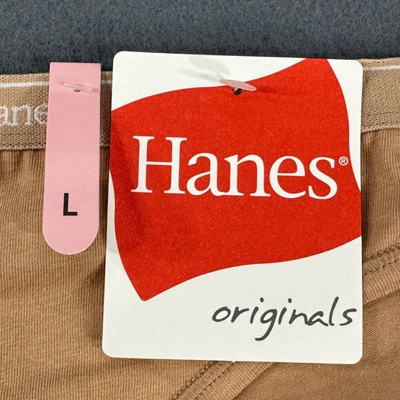 Hanes Women's Size Large Panty Bikini Original Beige New With Tags - Picture 3 of 8
